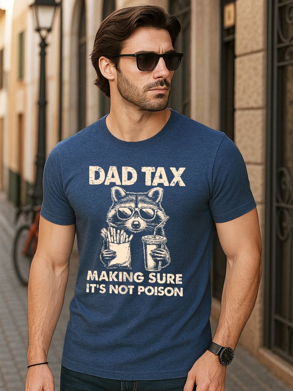 Men’s Dad Tax Funny Graphic T-Shirt Regular Fit